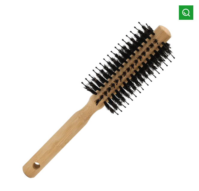 Which hair type is the anti-tangle wooden curly comb suitable for? Can it be used for fine and soft hair?