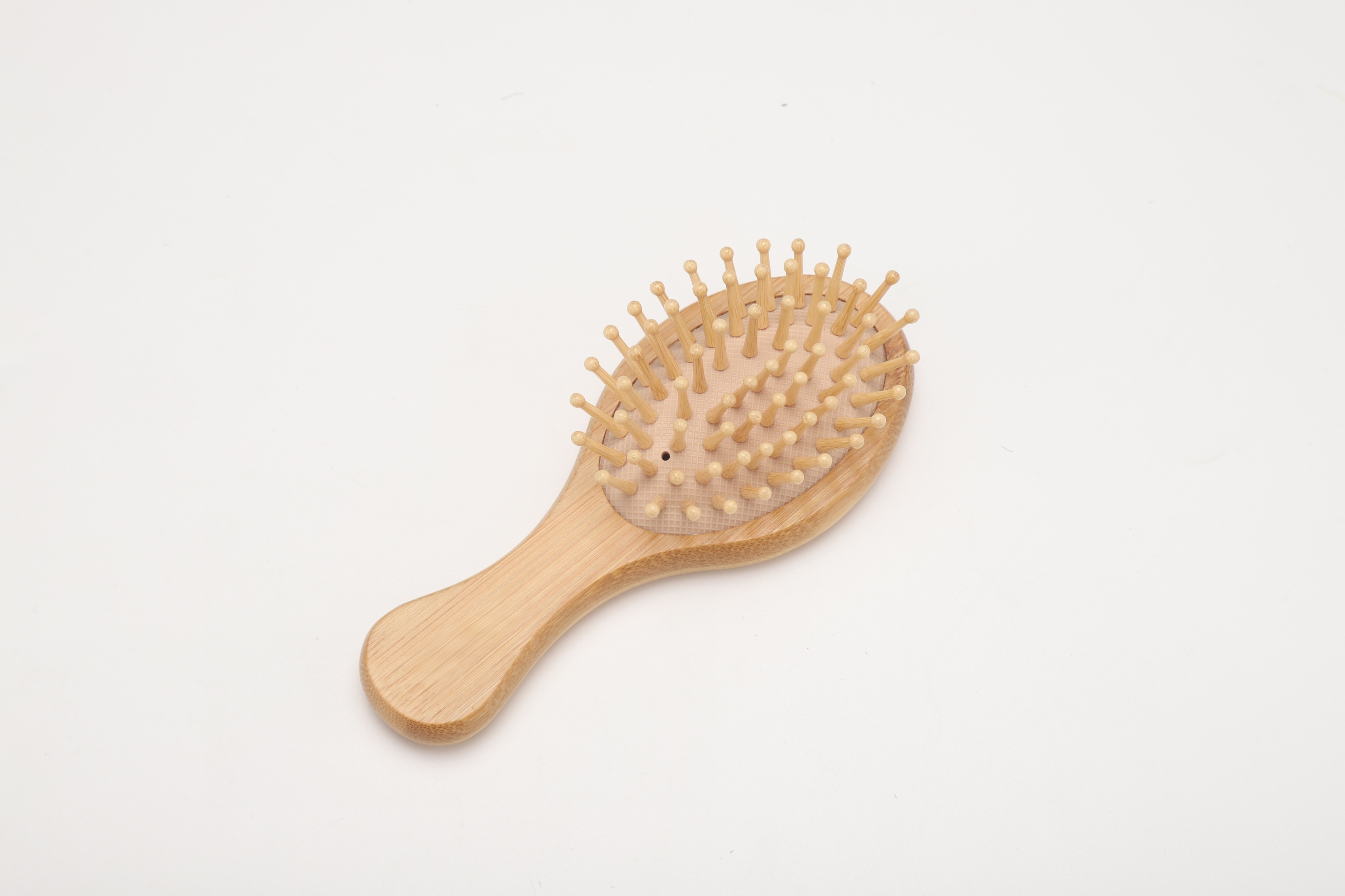mini bamboo hair brush