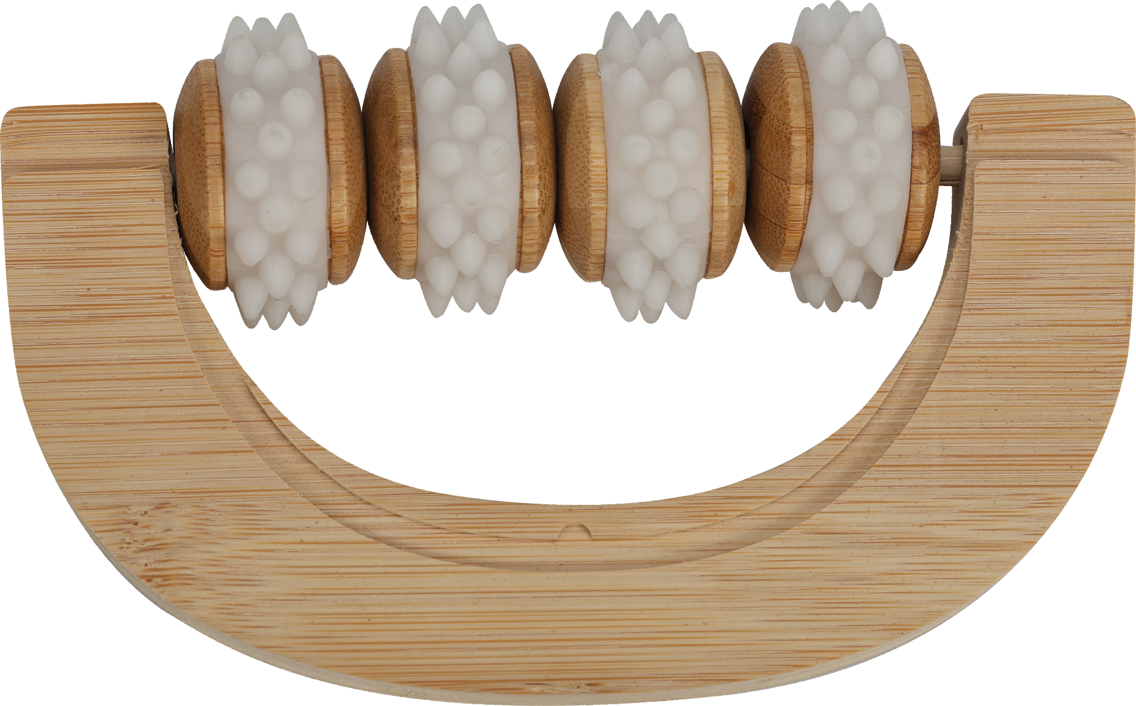 Wooden massage tool, body massager, roller neck massager, manual multifunctional household device.