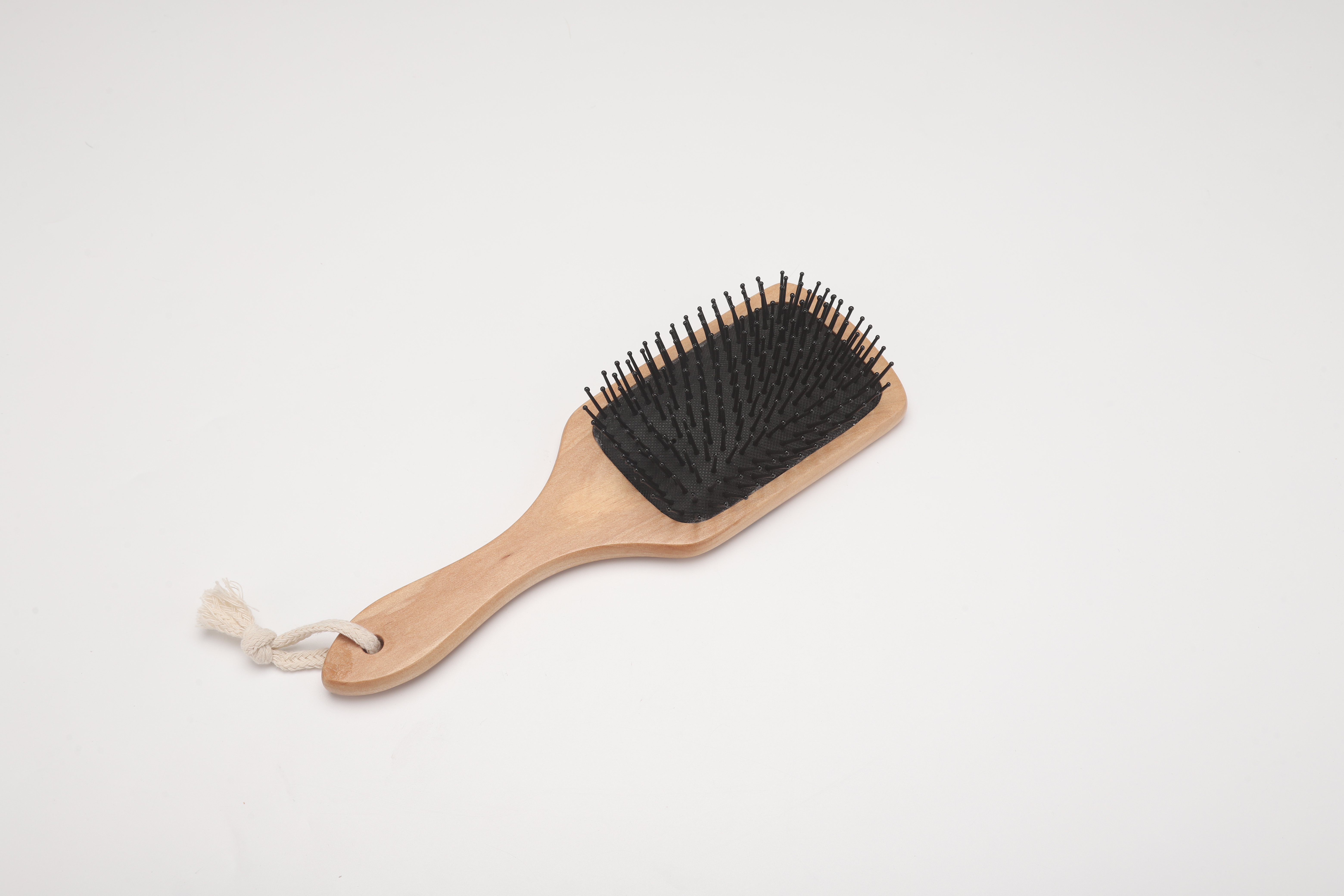 wooden hair brush