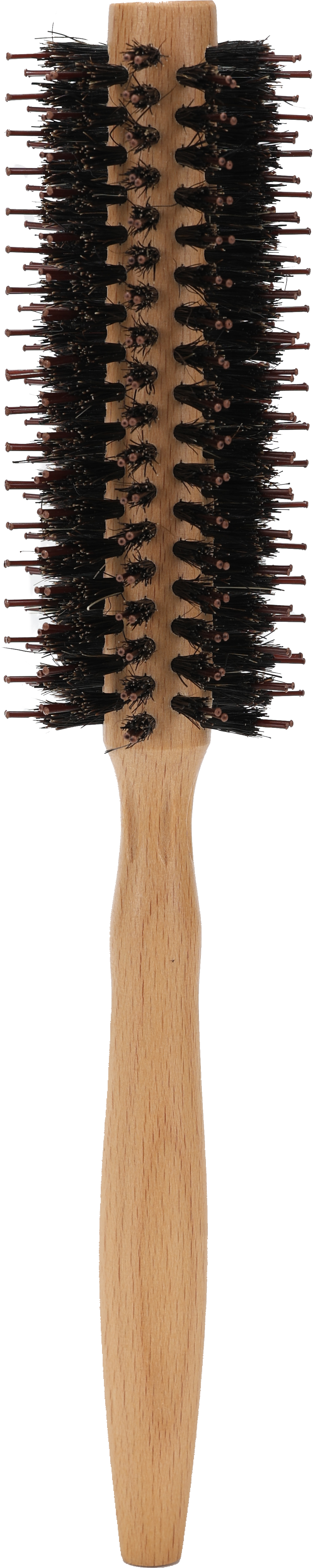 wooden curling bristle hair brush