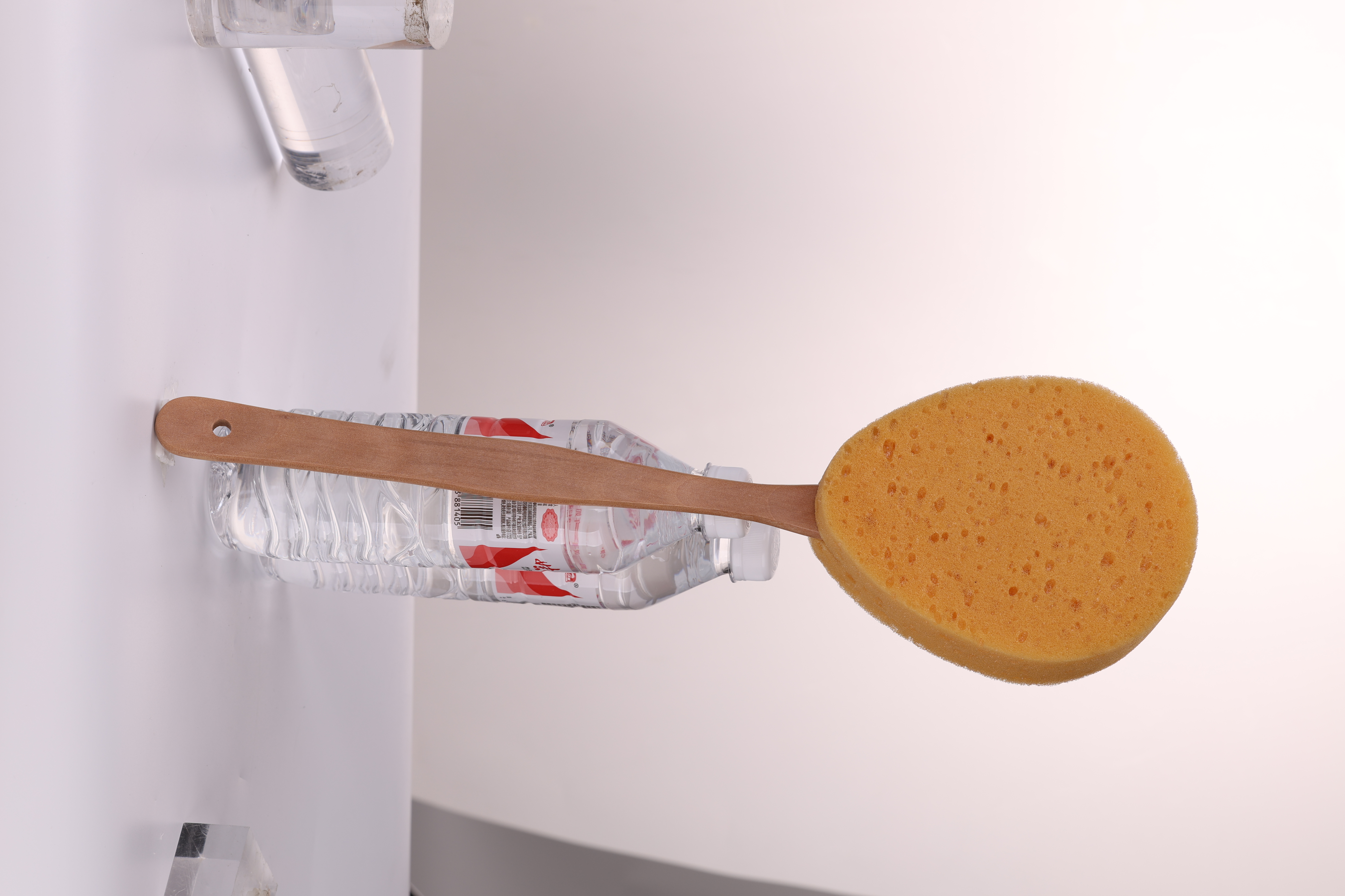 long handle bath sponge brush